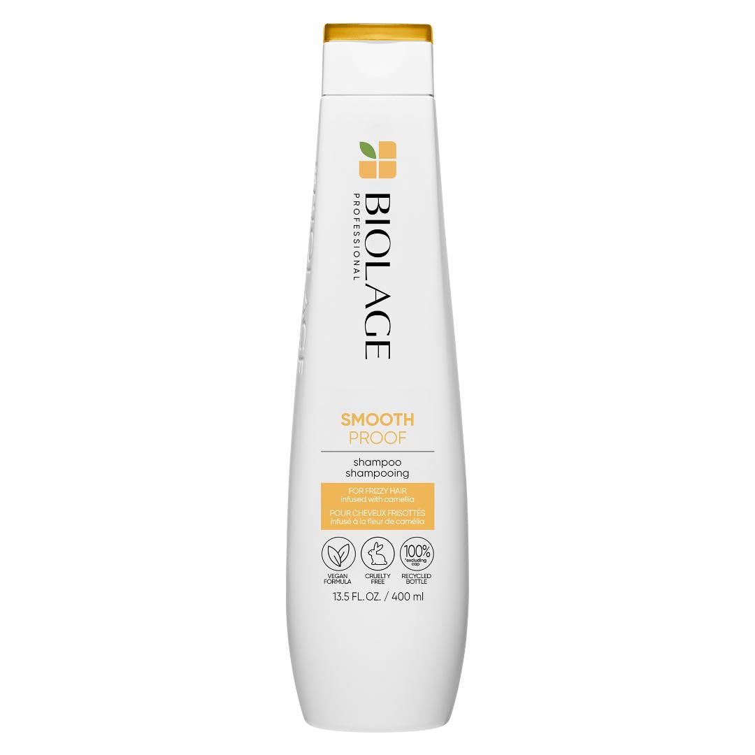 BIOLAGE Smooth Proof Shampoo - For Frizzy Hair, Cleanses, Smooths & Controls Frizz, Paraben-Free