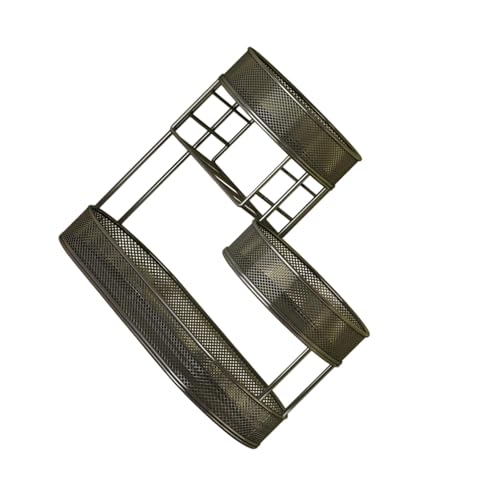 Soporte rústico para frutero negro de 3 niveles, ideal para desayunos familiares 6