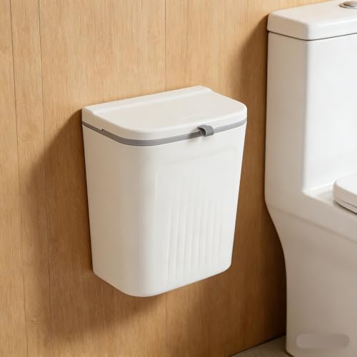 Caneca rectangular colgante blanca para cocina 12L miniatura 6