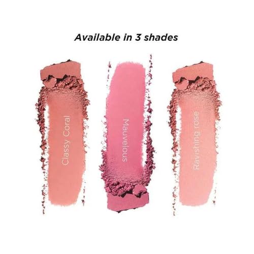 Image of Revlon Blush, Powder Blush Face Makeup, High Impact Buildable Color, Lightweight & Smooth Finish, 003 Mauvelous, 0.17 Oz