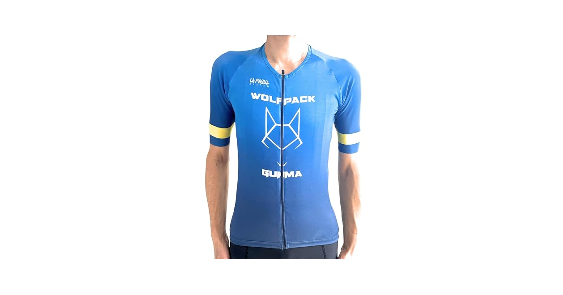 Amazon | [La Maglia] Wolfpack サイクリングジャージ, 半袖