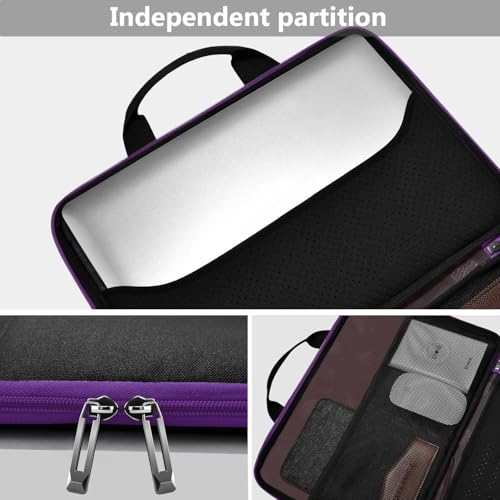 Image of Hseok Laptop Sleeve 13-14 Inch Case Briefcase Compatible with MacBook Neo Pro 14 M5 /M4 /M3 /M2 /M1, All Models 13.3 Mac Air /Pro, XPS 13 14, Most Popular 13 inch-14 inch Notebooks,BK01PU01
