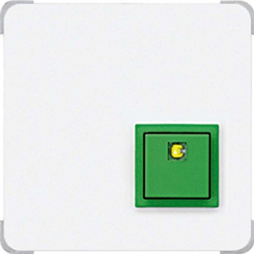 Bouton d'arrêt JUNG NRSCD0834ATWW blanc pour installation électrique