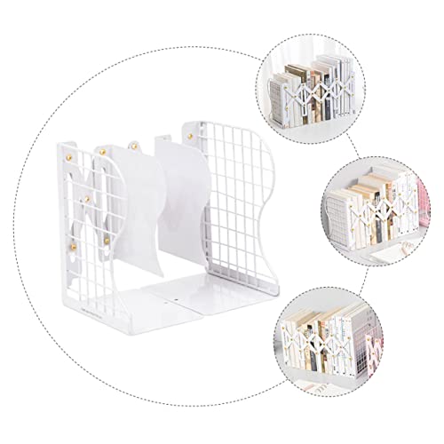 Hapinary 1Pc Storage Rack Retro Decor The Office Decor Adjustable Bookshelf Decorative Bookends Adjustable Bookend Metal Book Stoppers Decorative Bookstand Desktop Bookstand Desktop Bookend #TOP6