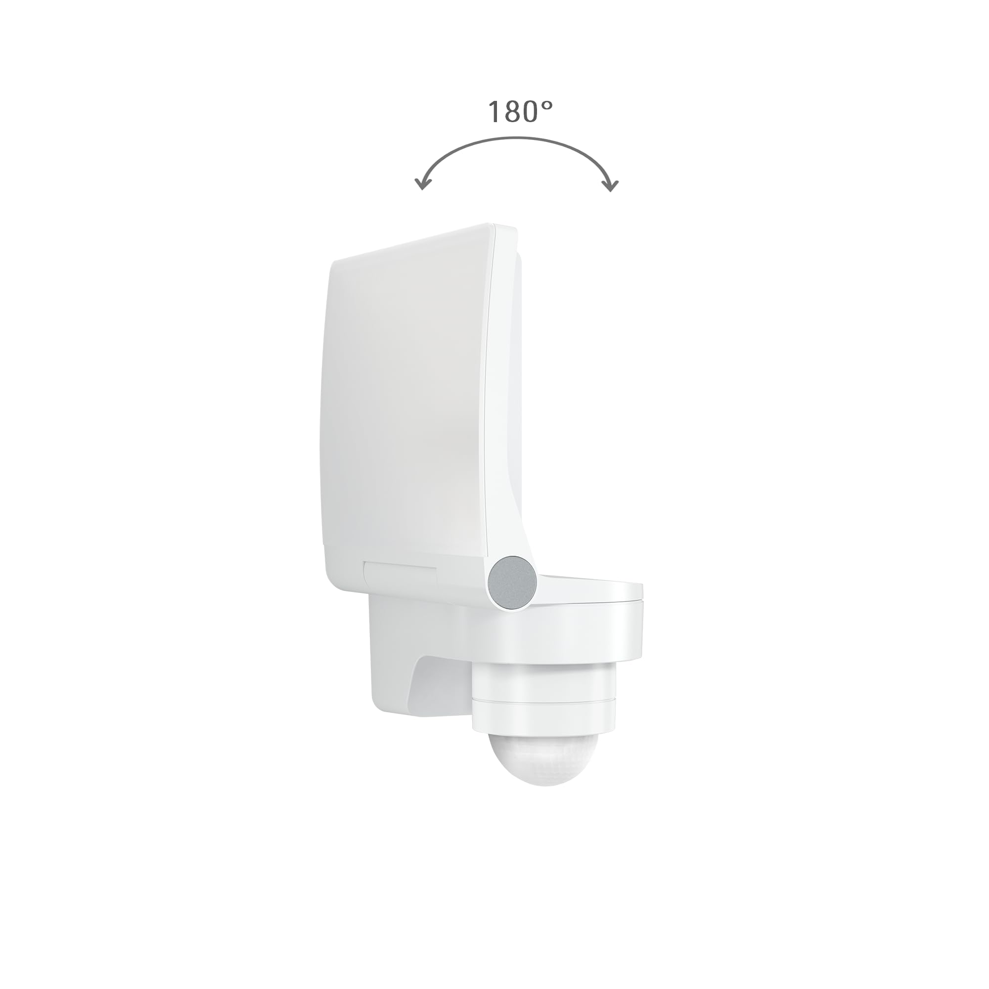 STEINEL LED Außenstrahler XLED Protect FR S weiß, Bewegungsmelder 240°, 12m Reichweite, 13,6W