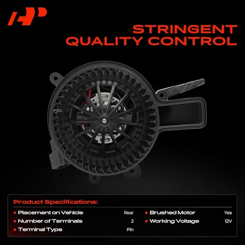 Image of A-Premium Rear HVAC Heater Blower Motor with Fan Cage