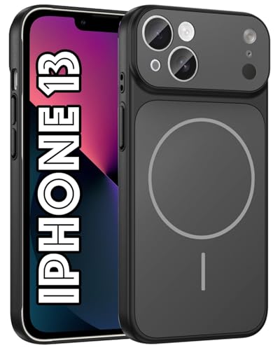 Image of SHINESTAR Converter Case for iPhone 13 | Premium Protective Mag-Safe Cover | iPhone 17 Pro / 17 Pro Max Series Style Design | in-Built Camera Guard | Wireless Charging Compatible - Black