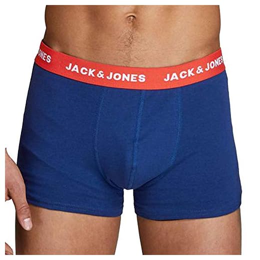 Jack & Jones JacLee Trunks 5 Pack Bóxer, Azul (Surf The Web Detail: Surft The Web/Estate Blue/Blue Jewel), Medium (Pack de 5) para Hombre