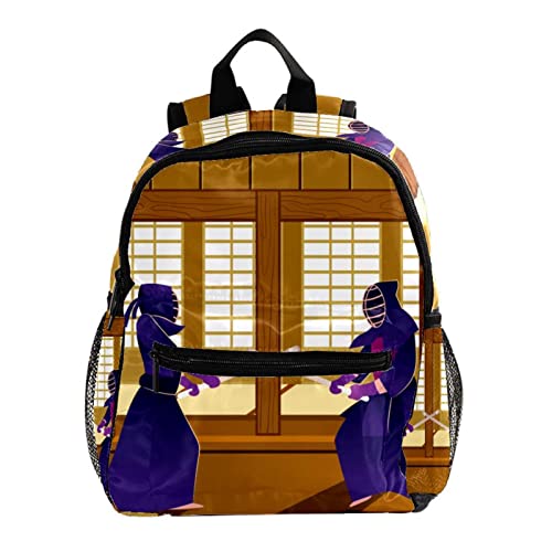 Sac à dos pour garçons motif forêt japonaise de 30,5 cm