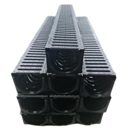 Plastic Drainage Channel Pack 1m Lengths (Pack of 10)