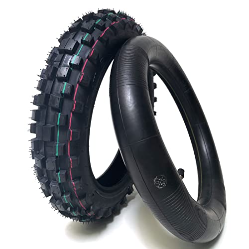Wear Resistant, Hyssk 2.5010 33L DOT Dirt Bike Tire and Tube & Spoke