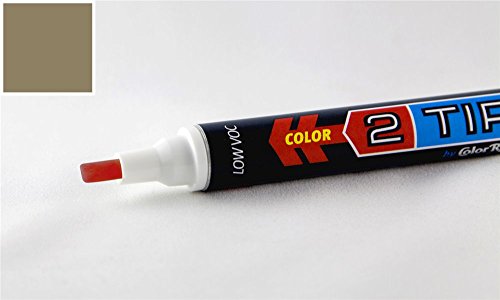 ColorRite 2Tip for Ford F-Series, F150, F250, F350 Automotive Touch-up Paint - Medium Dark Parchment (Interior) M2467 - Color-and-Clearcoat Package