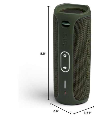 Image of JBL FLIP 5 Waterproof Portable Bluetooth Speaker - Green (Renewed)