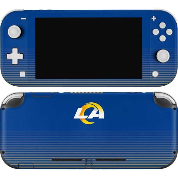 Skinit Decal Gaming Skin Compatible with Nintendo Switch Lite - Officially Licensed NFL Los Angeles Rams Breakaway Design