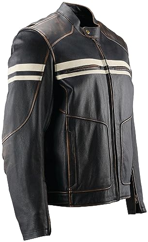 94384 River Road - Hoodlum Vintage Leather Jacket Black - Large3