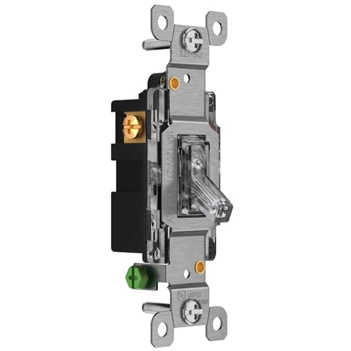 Enerlites 83150L-C-10PCS Illuminated Toggle Light Switch thumb #1