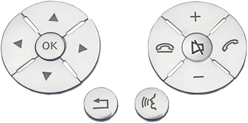 Vista 24 de Adhesivo decorativo negro para volante de automóvil, compatible con Mercedes Benz A B GLA CLA GLS GLE CLS SL (modelo de flecha)