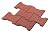 Playsafer Rubber ¾” Interlocking Safety Paver Tiles for Decks, Patios, Walkways and Gardens 7.8" X 6.3" - 50 Tiles - 15 Sq. Ft. (Black)