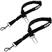 Vastar Dog Seat Belt Harness, 2 Packs Pet Dog Seat Belt Leash Adjustable Dog Cat Safety Leads Harness, Vehicle Car Seatbelt Harness for Pets with Elastic Nylon Bungee Buffer for Shock Attenuation
