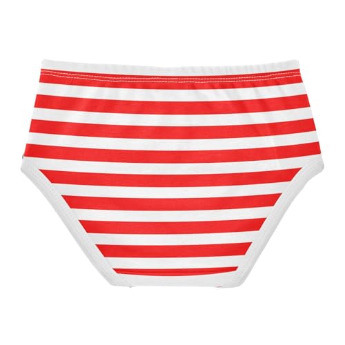 Stripe Red Stripe Toddler Girls's Underwear 2T 23008922