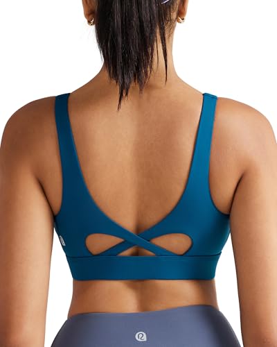Image of RUNNING GIRL Sports Bra for Women High Support, Molded Cup High Impact Sports Bras with Sewn in Pads Workout Running Bra