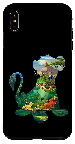 Coque iPhone XS Max antichoc Disney Simba pour éviter les rayures écran