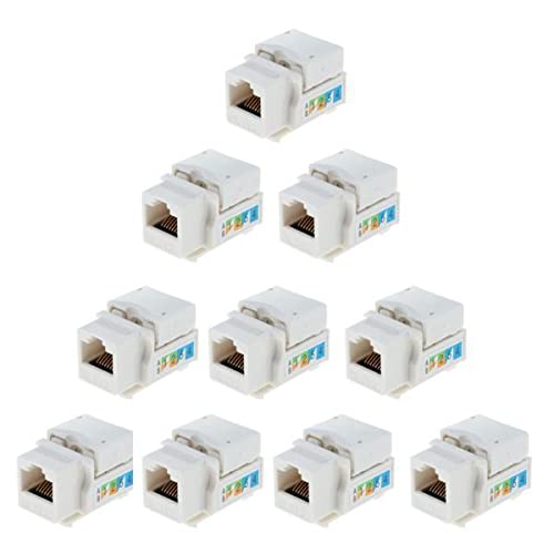 2X10Pcs Cat6 Keystone Jack Module Network Connector Enternet Module-White|Computers/Tablets & Networking|Computer Cables & Connectors|Networking Cables & Adapters|Plugs Jacks & Wall Plates-picture-26