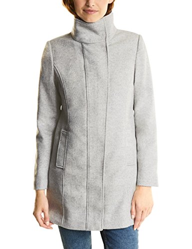 Street One 100219 Serena Abrigo, Cosy Grey Melange, 44 (Talla del Fabricante: 42) para Mujer
