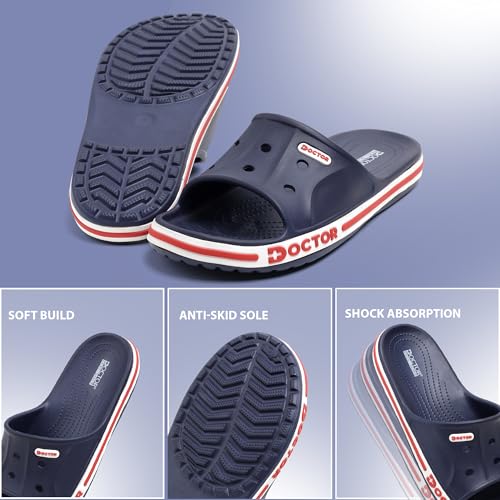 Image of Men EVA Slide Slippers | Lightweight Anti-Slip Casual Slides | Breathable Comfort Sandals for Indoor Outdoor Everyday Wear Walking Slippers