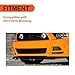 ECOTRIC Bumper Lower Grille Compatible with 2013-2014 Ford Mustang Replacement for DR3Z17K945AB Front Bottom Bumper Grill Hood Mesh (W/O Appearance Package)