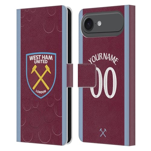 Protection iPhone 17 Air personnalisable West Ham United FC étui portefeuille