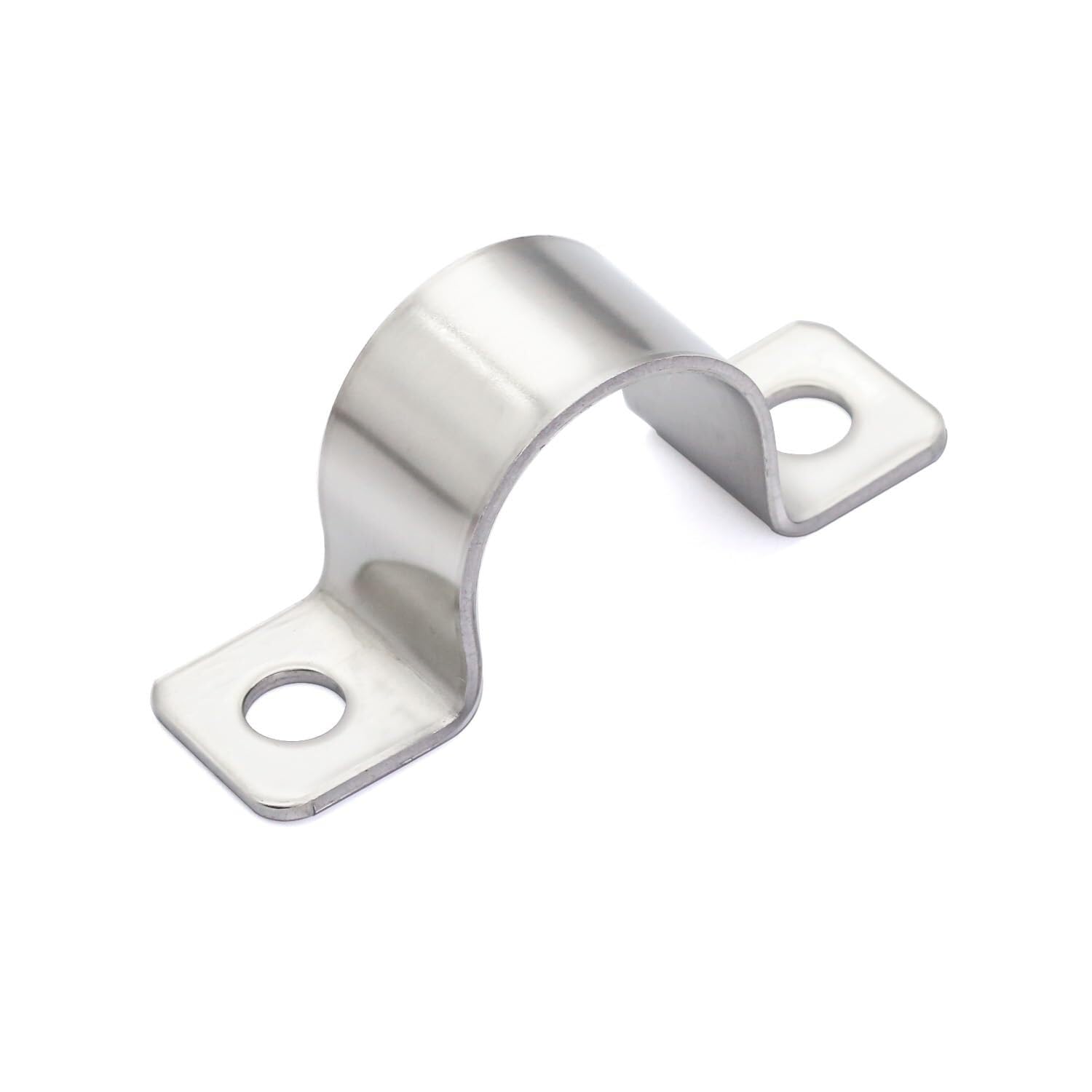 Collier de fixation lourd inox 304 support en U Ø50mm pour tuyau eau et gaz x6