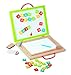 Produktbild Janod - Kinder-Holzspielzeug 4-in-1-Tafel, Zaubertafel für diverse Aktivitäten, mit Zubehör und 42 Magneten, Lesen und Schreiben lernen, ab 3 Jahren, J05014