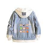 GO2COSY Anime Cosplay Himouto! Umaru-chan Denim Jacket Sweatshirt Hoodie Fleeces Costume Pullover Style F