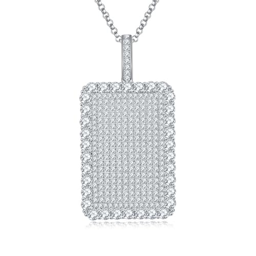 Collier moissanite hommes 4.2ct D, fini les bijoux ternes avec le style hip hop