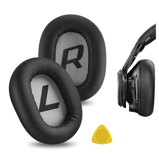 Geekria QuickFit Protein läderöronkuddar ersättning för Plantronic BackBeat PRO 2, BackBeat PRO 2 Special Edition, Voyager 8200 UC, hörlurar öronkuddar/öronkudde/öraskoppar (brun)