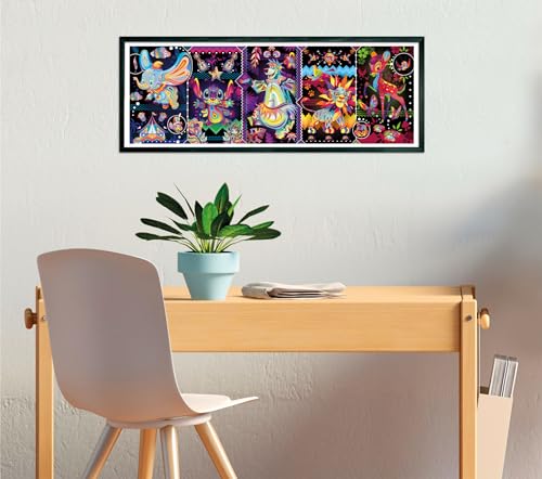 Puzzle panoramique 1000 pièces : Disney Joies Clementoni Puzzles - vue 7