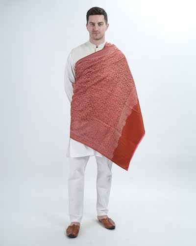 Image of Men's Kashmiri Wool Jamawar Shawl