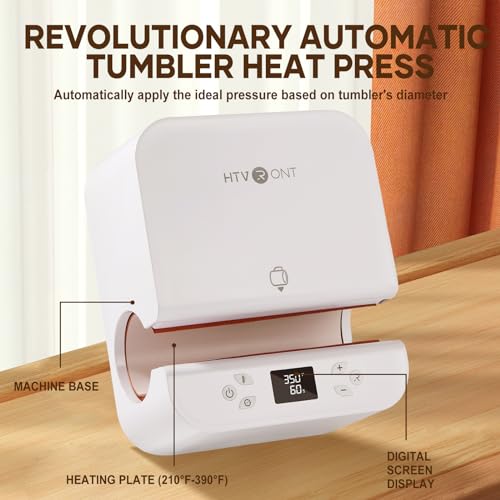 Htvront SG-RYJ-0201-US Auto Tumbler Heat Press Machine - Mug Heat Press Heat Up Fast & Even thumb #1