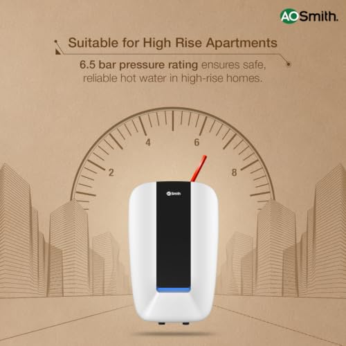 Image of AO Smith EWS NEO 5L Instant Water Heater Geyser | 3KW Heating Element | Stainless Steel Tank | 5-Level Safety Protection | Suitable For Kitchen & Bathroom | 5 Yr Tank Warranty