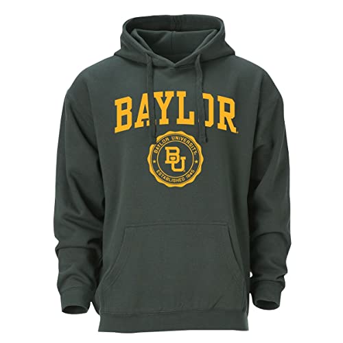 Barnesmith Baylor University Bears Hooded Sweatshirt Heritage Hunter Green Small
