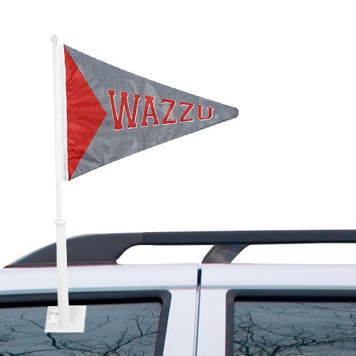 Drapeau de voiture Washington State Cougars pennant gris pour supporter