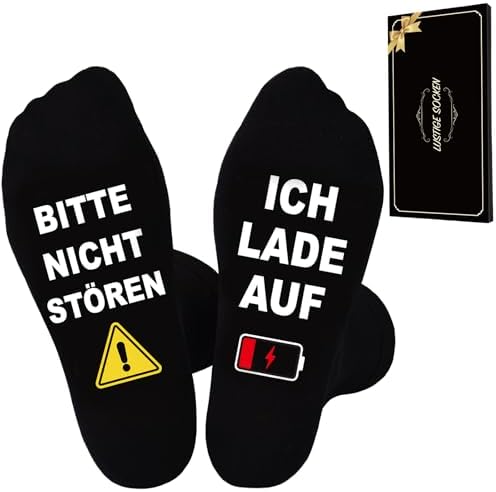 SockWaddles Lustige Socken Herren mit Sprüchen – Geschenke für Männer | 80% Baumwolle, Atmungsaktiv Weich, Spruch Verblasst Nicht, Geschenk Für Männer Zu，Weihnachten, Geburtstag Va
