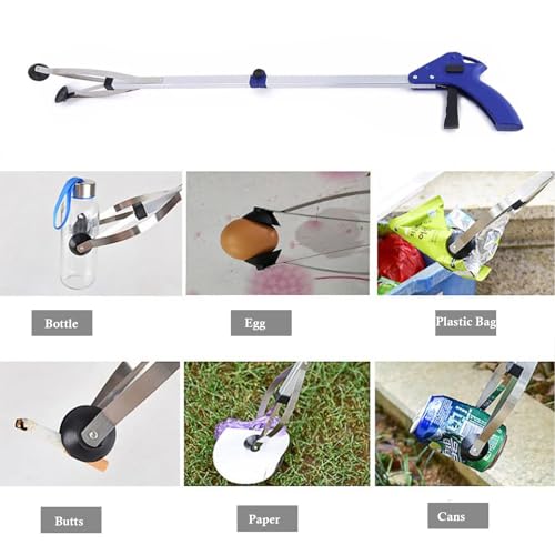 Image of Reacher Grabber, Windspeed Aluminum Suction Cup Grip Grabber Pick Up Tool for Light Bulb Remover, iPad Pick Up, Litter Picker, Trash /Garbage, Garden Nabber, Long Extender