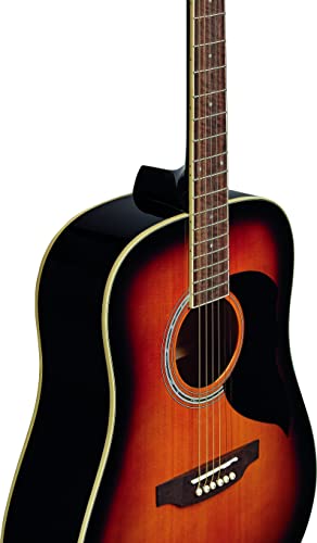 EKO GUITARS – RANGER 6 BROWN SUNBURST Guitare acoustique série Ranger, couleur marron Sunburst - Les Beatles, Paul McCartney, John Lennon, RIngo Starr, George Harrison EKO GUITARS - RANGER 6 BROWN SUNBURST Guitare acoustique série Ranger, couleur marron Sunburst – Image 4