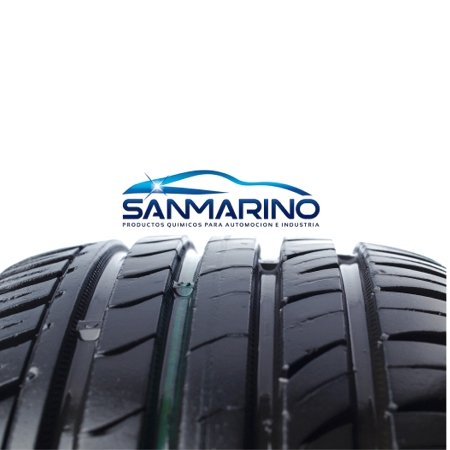 LIMPIARCOCHE.COM SANMARINO ABRILLANTADOR DE NEUMÁTICOS, PLÁSTICOS Y Gomas Alta CONSISTENCIA 12 L.
