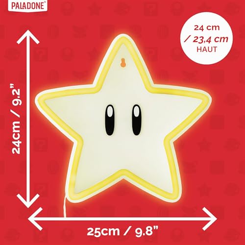 Lumière néon multicolore Paladone avec éclairage LED éclatant - 6