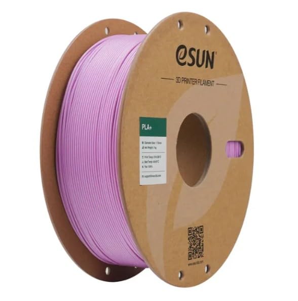 Image of eSUN PLA+ 3D Printing Filament 1.75mm High Speed Filament Speedy PLA Plus for Fast Printing, Dimensional Accuracy + /- 0.03mm, 1KG (2.2 LBS) Lilac