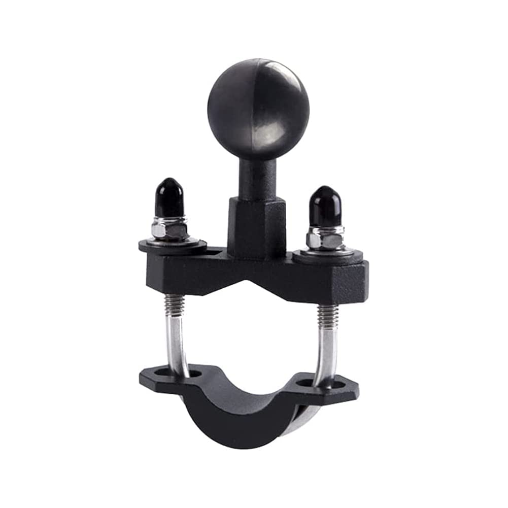 Multifunctional Handlebar Rail Mount Base Motorcycle Handlebar Ball Mount with U-Bolt Universal Handlebar Rail Mounting for Rails 0.5" to 1.25"