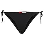 HUGO Women's PURE_SIDE TIE Bikini Bot Sidetie, Black1,
